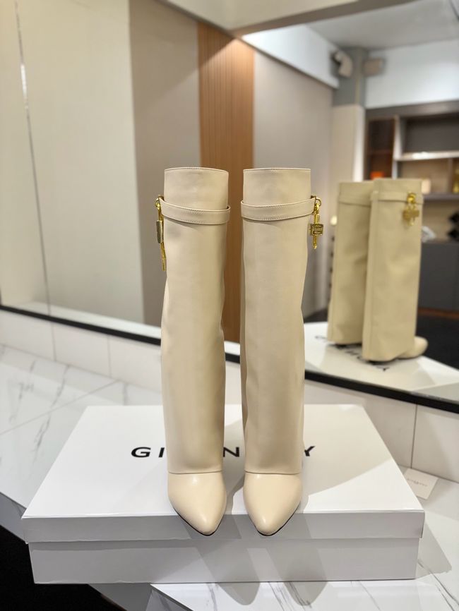 Givenchy High Boots Calfskin Heel 8.5CM 64150-2 Givenchy High Boots Calfskin Heel 8.5CM 64150-2