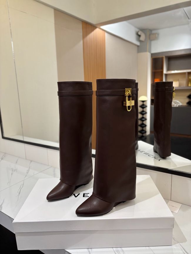 Givenchy High Boots Calfskin Heel 8.5CM 64150-3 Givenchy High Boots Calfskin Heel 8.5CM 64150-3
