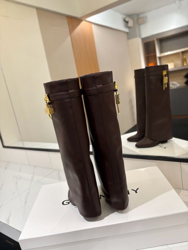 Givenchy High Boots Calfskin Heel 8.5CM 64150-3 Givenchy High Boots Calfskin Heel 8.5CM 64150-3