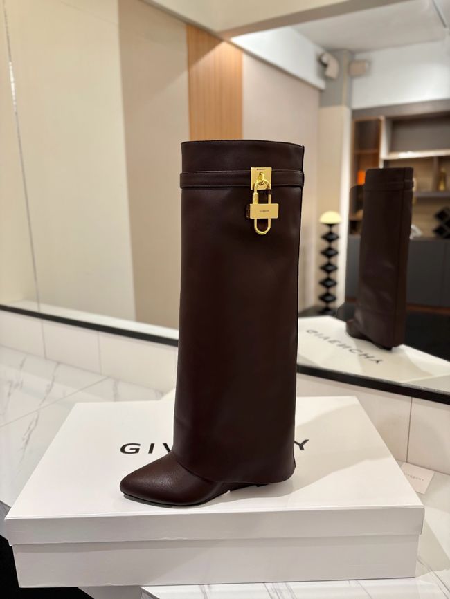 Givenchy High Boots Calfskin Heel 8.5CM 64150-3 Givenchy High Boots Calfskin Heel 8.5CM 64150-3
