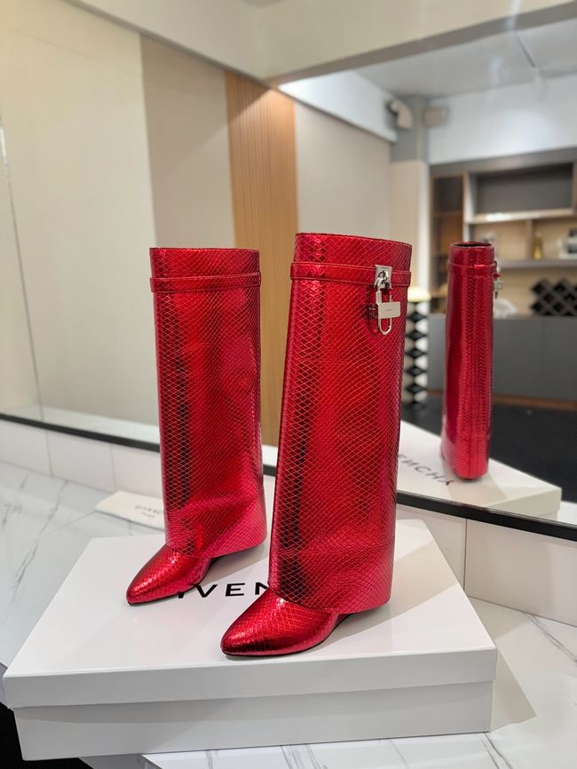 Givenchy High Boots Calfskin Heel 8.5CM 64150-7 Givenchy High Boots Calfskin Heel 8.5CM 64150-7