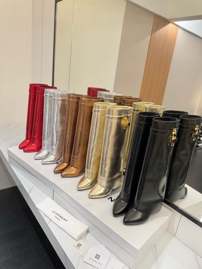 Givenchy High Boots Calfskin Heel 8.5CM 64150-7 Givenchy High Boots Calfskin Heel 8.5CM 64150-7