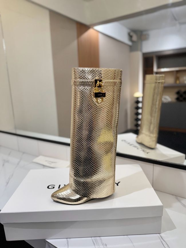 Givenchy High Boots Calfskin Heel 8.5CM 64150-8 Givenchy High Boots Calfskin Heel 8.5CM 64150-8