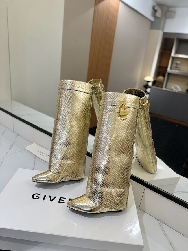Givenchy High Boots Calfskin Heel 8.5CM 64150-8 Givenchy High Boots Calfskin Heel 8.5CM 64150-8