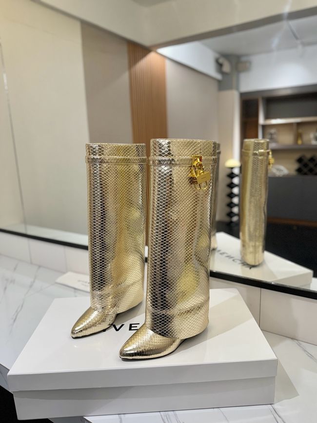 Givenchy High Boots Calfskin Heel 8.5CM 64150-8 Givenchy High Boots Calfskin Heel 8.5CM 64150-8