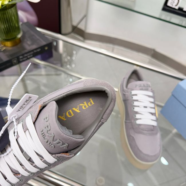 Prada Downtown Bold Re-Nylon and suede sneakers 1E792M-2 Prada Downtown Bold Re-Nylon and suede sneakers 1E792M-2