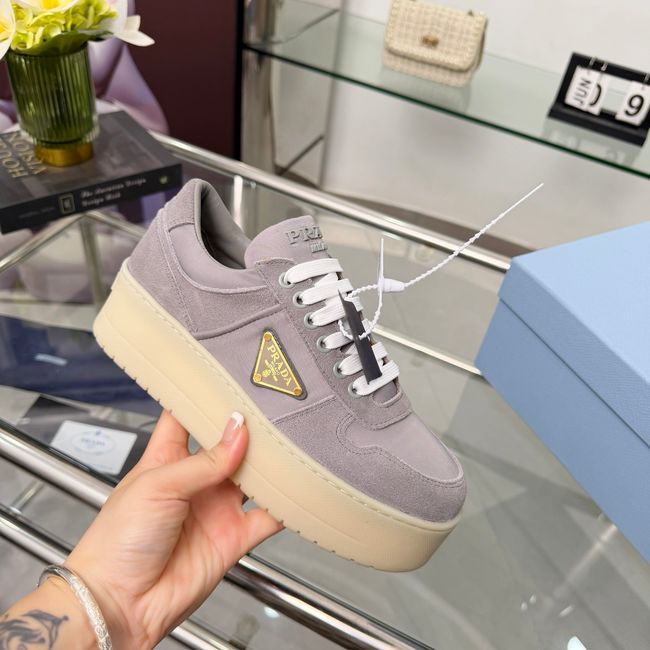 Prada Downtown Bold Re-Nylon and suede sneakers 1E792M-2 Prada Downtown Bold Re-Nylon and suede sneakers 1E792M-2