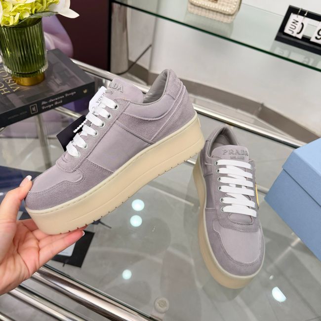 Prada Downtown Bold Re-Nylon and suede sneakers 1E792M-2 Prada Downtown Bold Re-Nylon and suede sneakers 1E792M-2