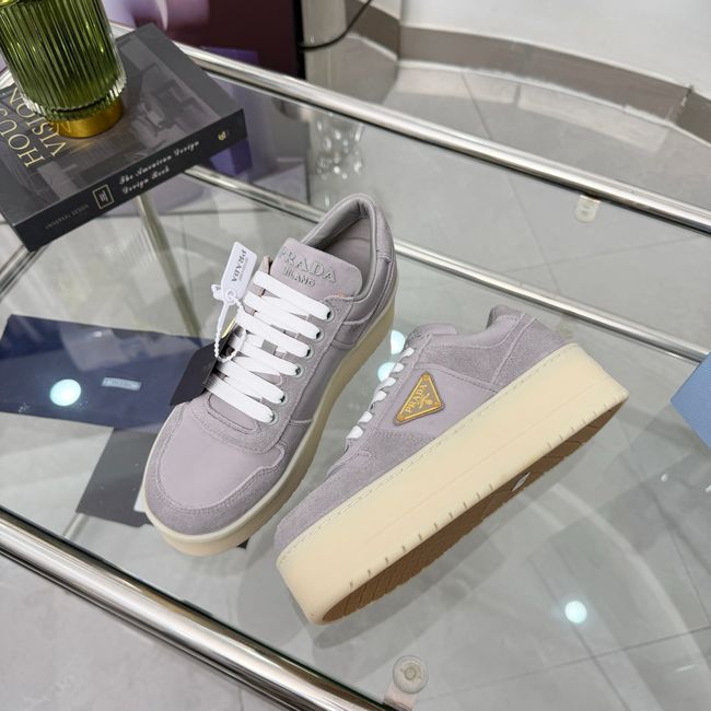 Prada Downtown Bold Re-Nylon and suede sneakers 1E792M-2 Prada Downtown Bold Re-Nylon and suede sneakers 1E792M-2