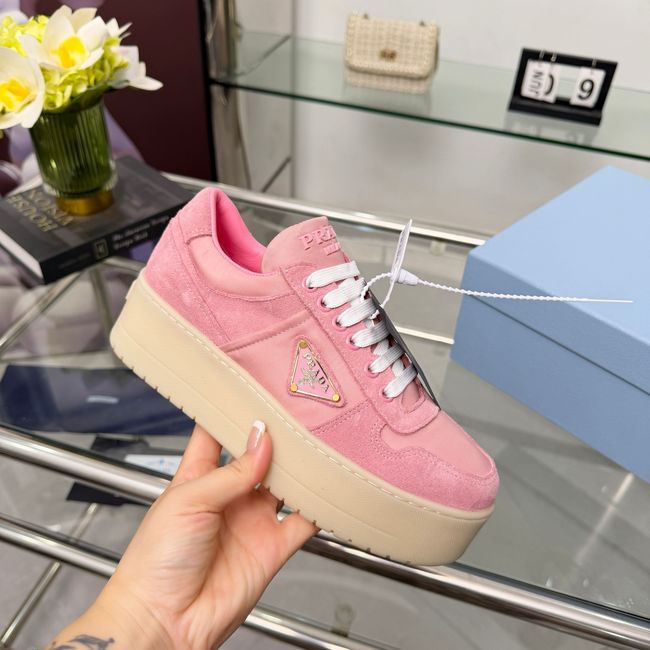 Prada Downtown Bold Re-Nylon and suede sneakers 1E792M-4 Prada Downtown Bold Re-Nylon and suede sneakers 1E792M-4