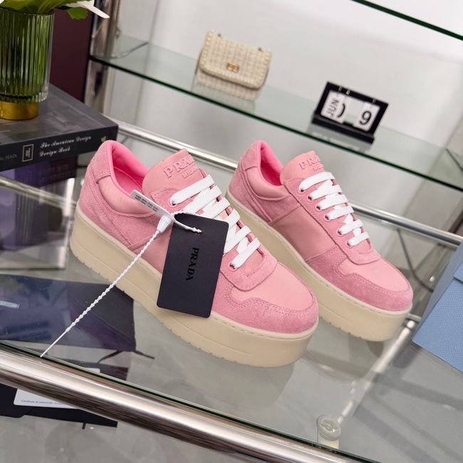 Prada Downtown Bold Re-Nylon and suede sneakers 1E792M-4 Prada Downtown Bold Re-Nylon and suede sneakers 1E792M-4