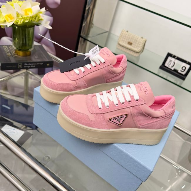 Prada Downtown Bold Re-Nylon and suede sneakers 1E792M-4 Prada Downtown Bold Re-Nylon and suede sneakers 1E792M-4