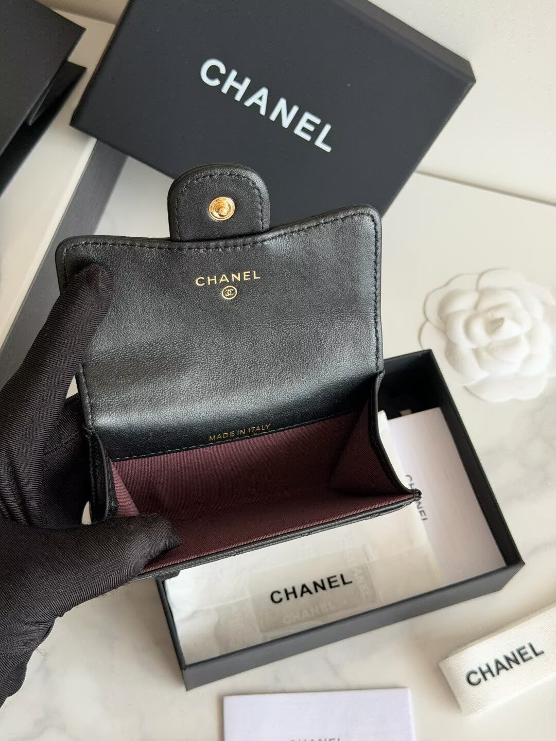 Chanel Original Leather Wallet AP264 Black Chanel Original Leather Wallet AP264 Black