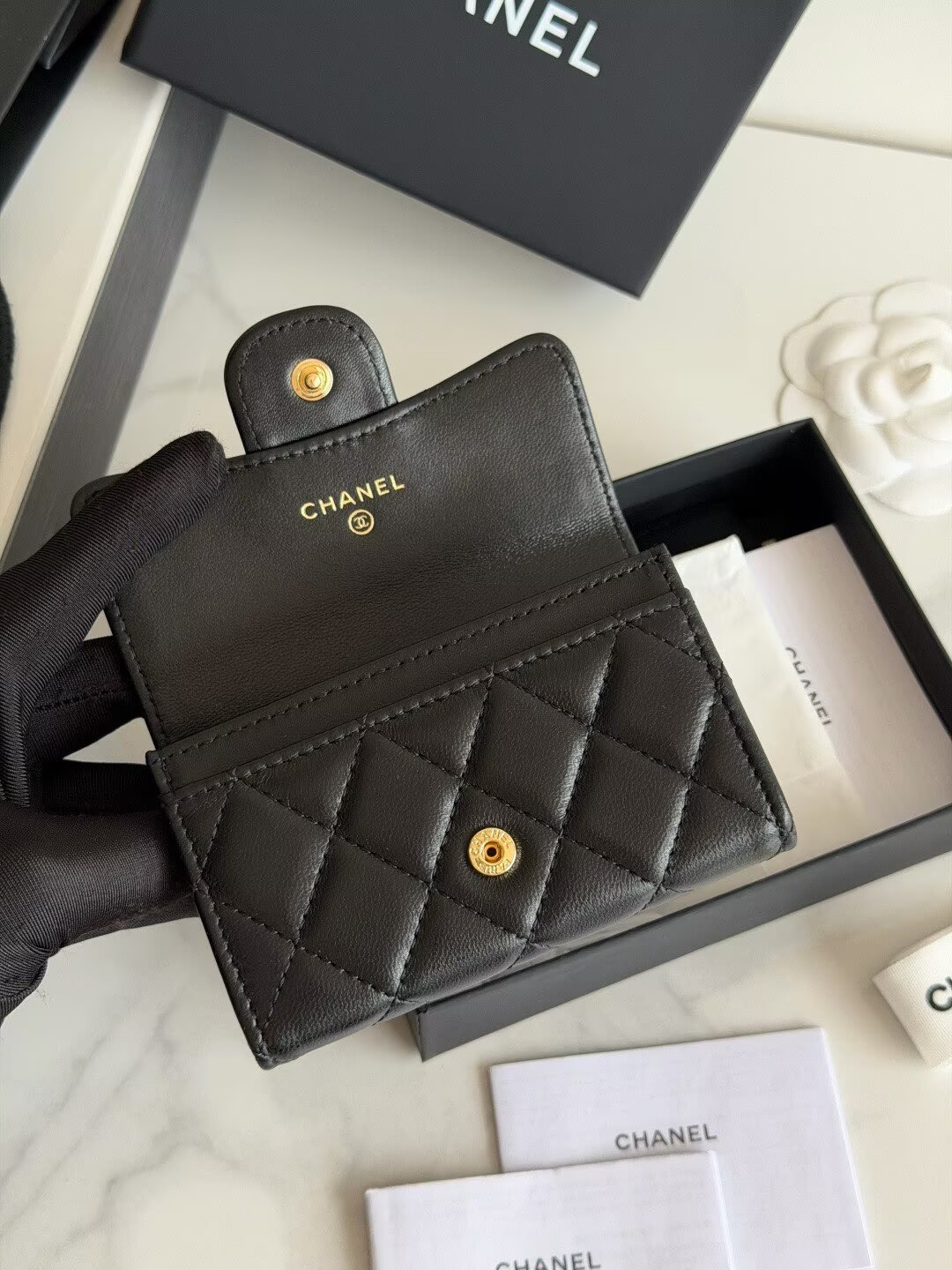 Chanel Original Leather Wallet AP264 Black Chanel Original Leather Wallet AP264 Black