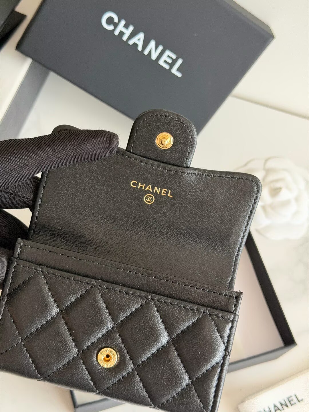 Chanel Original Leather Wallet AP264 Black Chanel Original Leather Wallet AP264 Black