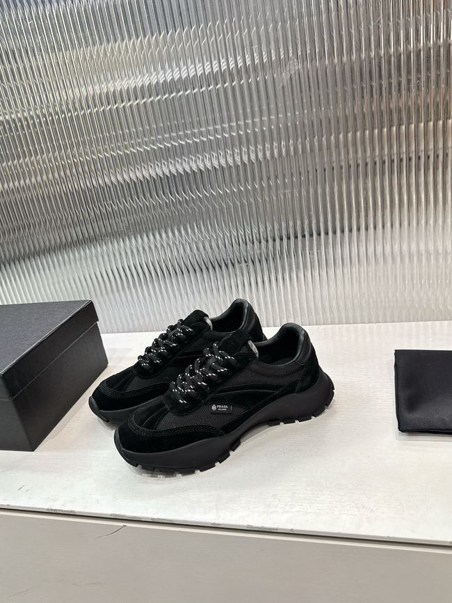 Prada Mesh fabric and suede sneakers 1E503O-2 Prada Mesh fabric and suede sneakers 1E503O-2