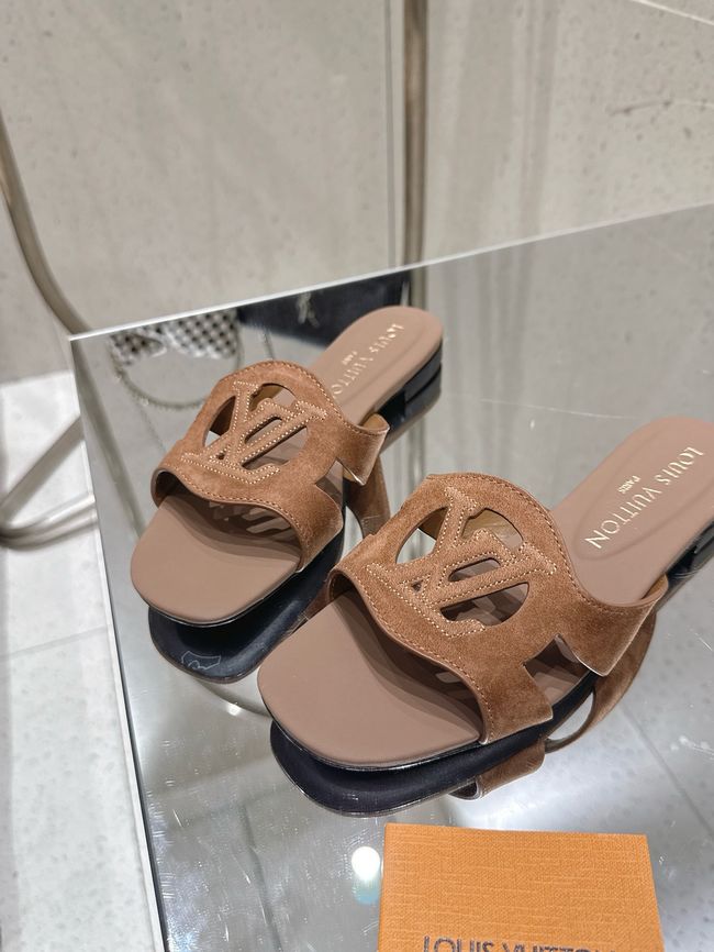Louis Vuitton Isola Flat Mule 1AK4QO-1 Louis Vuitton Isola Flat Mule 1AK4QO-1