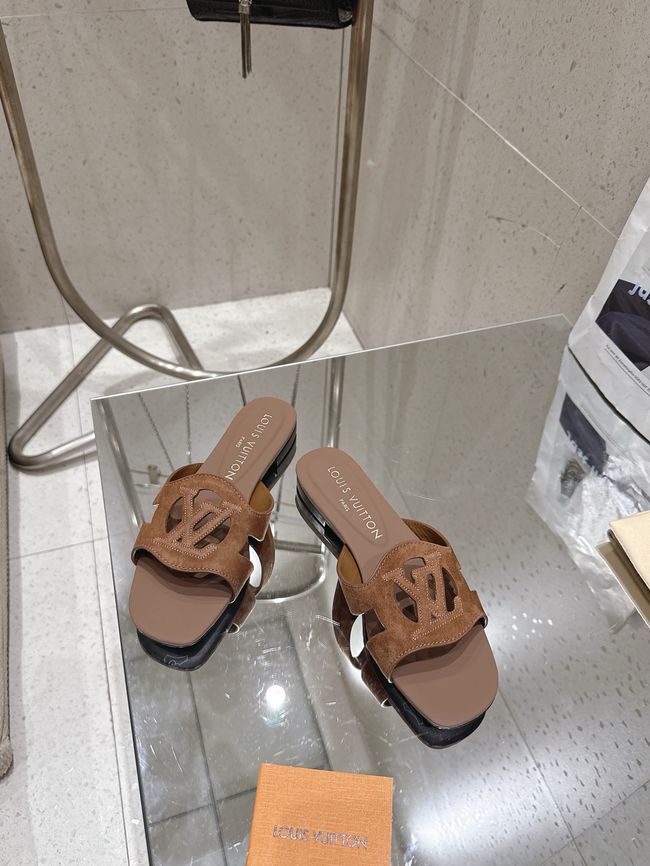 Louis Vuitton Isola Flat Mule 1AK4QO-1 Louis Vuitton Isola Flat Mule 1AK4QO-1
