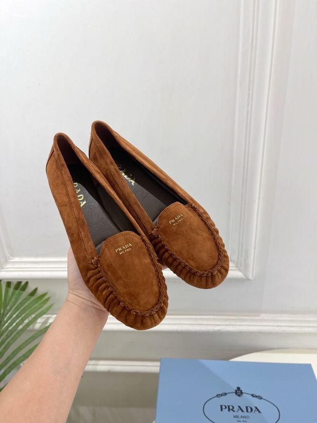 Prada Shuffle antiqued leather loafers 64173-6 Prada Shuffle antiqued leather loafers 64173-6