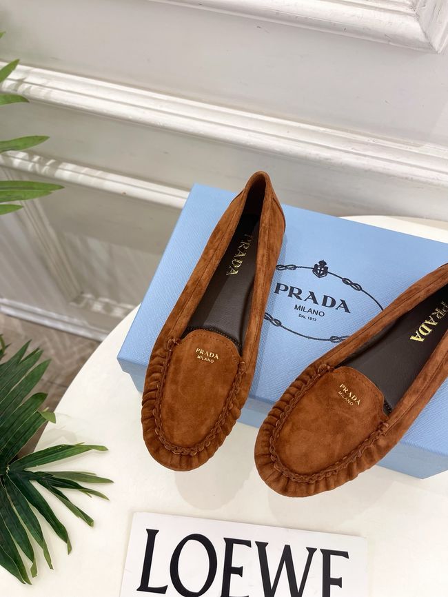 Prada Shuffle antiqued leather loafers 64173-6 Prada Shuffle antiqued leather loafers 64173-6
