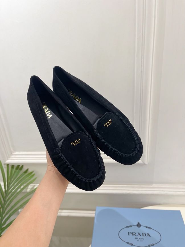 Prada Shuffle antiqued leather loafers 64173-7 Prada Shuffle antiqued leather loafers 64173-7