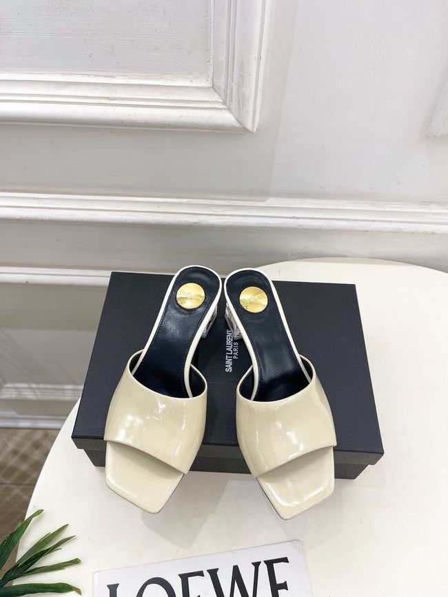 Saint Laurent SABRINA mules in TPU 5CM 64172-8 Saint Laurent SABRINA mules in TPU 5CM 64172-8