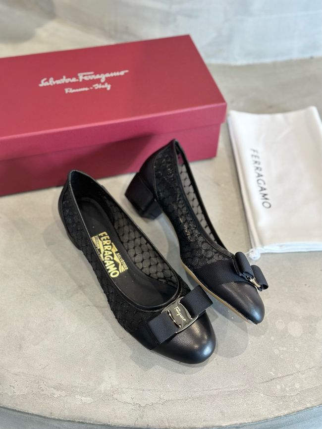 Ferragamo Shoes High heels 3.5CM 64190-1 Ferragamo Shoes High heels 3.5CM 64190-1