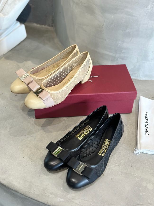 Ferragamo Shoes High heels 3.5CM 64190-1 Ferragamo Shoes High heels 3.5CM 64190-1