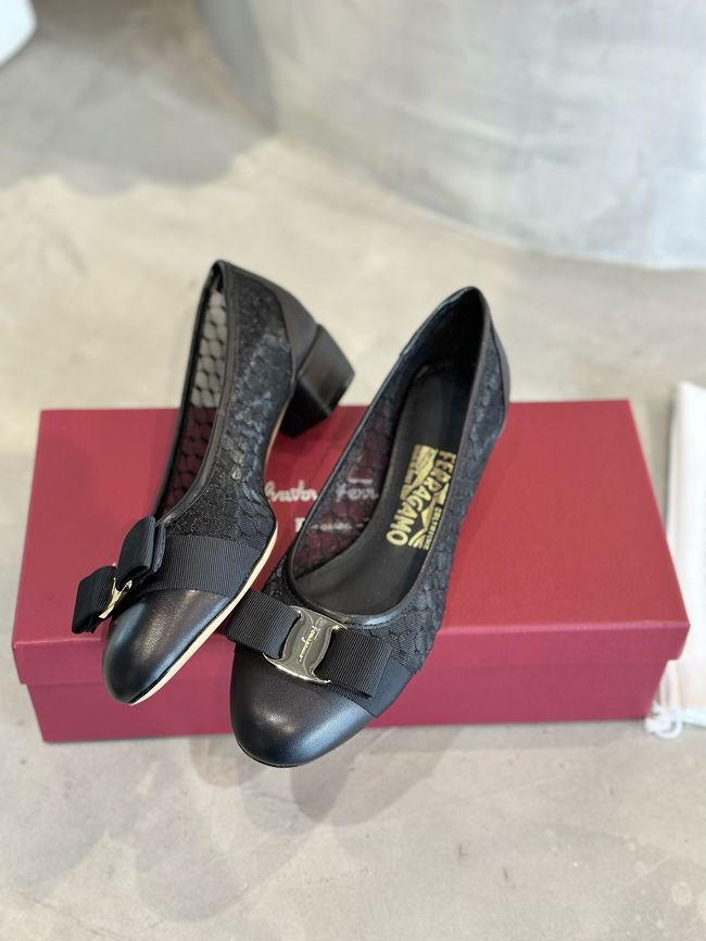 Ferragamo Shoes High heels 3.5CM 64190-1 Ferragamo Shoes High heels 3.5CM 64190-1