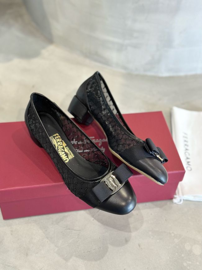 Ferragamo Shoes High heels 3.5CM 64190-1 Ferragamo Shoes High heels 3.5CM 64190-1