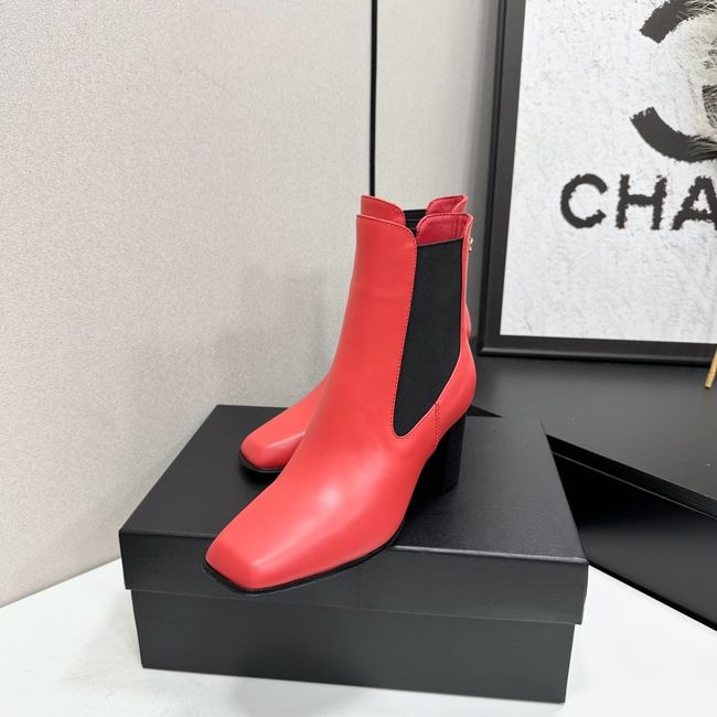 Chanel Mid-Calf Boots Shiny Calfskin 64243-5 Chanel Mid-Calf Boots Shiny Calfskin 64243-5