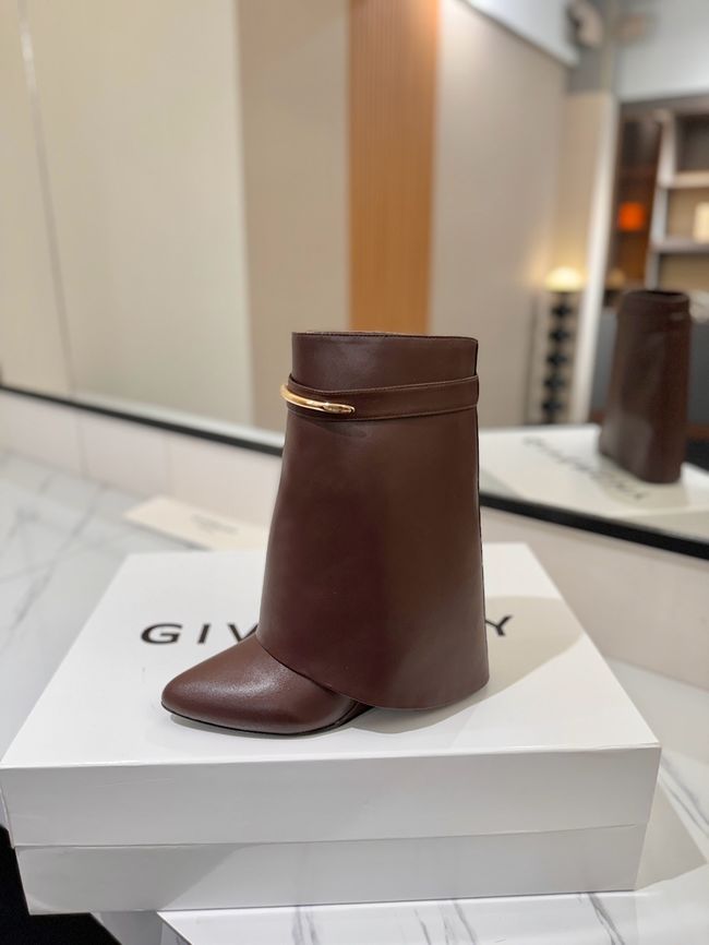 Givenchy Mid-Calf Boots Shiny Calfskin high heels 8.5CM 65260-1 Givenchy Mid-Calf Boots Shiny Calfskin high heels 8.5CM 65260-1