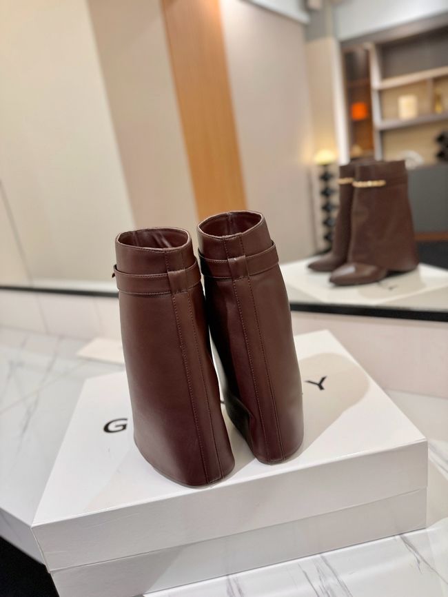 Givenchy Mid-Calf Boots Shiny Calfskin high heels 8.5CM 65260-1 Givenchy Mid-Calf Boots Shiny Calfskin high heels 8.5CM 65260-1