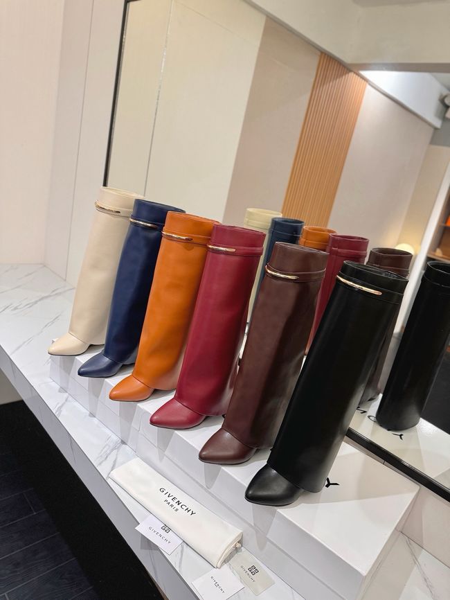 Givenchy High Boots Shiny Calfskin high heels 8.5CM 65261-1 Givenchy High Boots Shiny Calfskin high heels 8.5CM 65261-1