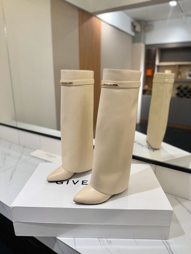 Givenchy High Boots Shiny Calfskin high heels 8.5CM 65261-1 Givenchy High Boots Shiny Calfskin high heels 8.5CM 65261-1