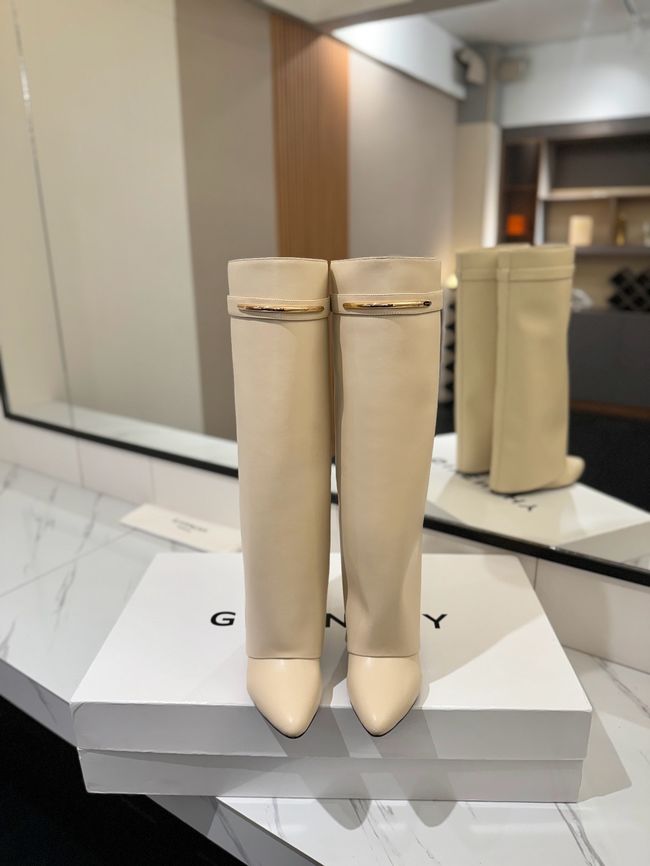 Givenchy High Boots Shiny Calfskin high heels 8.5CM 65261-1 Givenchy High Boots Shiny Calfskin high heels 8.5CM 65261-1