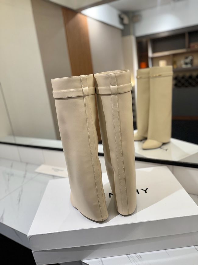 Givenchy High Boots Shiny Calfskin high heels 8.5CM 65261-1 Givenchy High Boots Shiny Calfskin high heels 8.5CM 65261-1