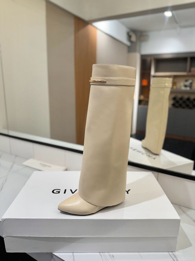 Givenchy High Boots Shiny Calfskin high heels 8.5CM 65261-1 Givenchy High Boots Shiny Calfskin high heels 8.5CM 65261-1