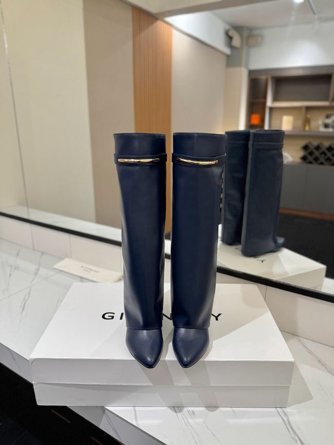 Givenchy High Boots Shiny Calfskin high heels 8.5CM 65261-2 Givenchy High Boots Shiny Calfskin high heels 8.5CM 65261-2