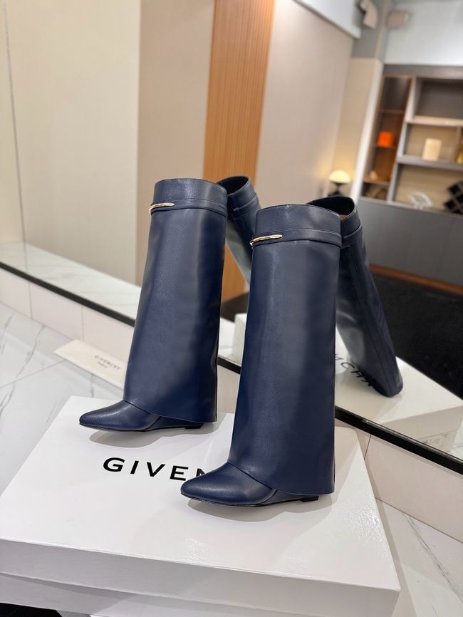 Givenchy High Boots Shiny Calfskin high heels 8.5CM 65261-2 Givenchy High Boots Shiny Calfskin high heels 8.5CM 65261-2