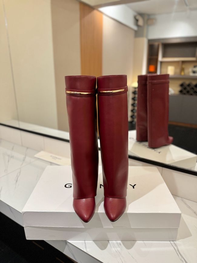 Givenchy High Boots Shiny Calfskin high heels 8.5CM 65261-5 Givenchy High Boots Shiny Calfskin high heels 8.5CM 65261-5