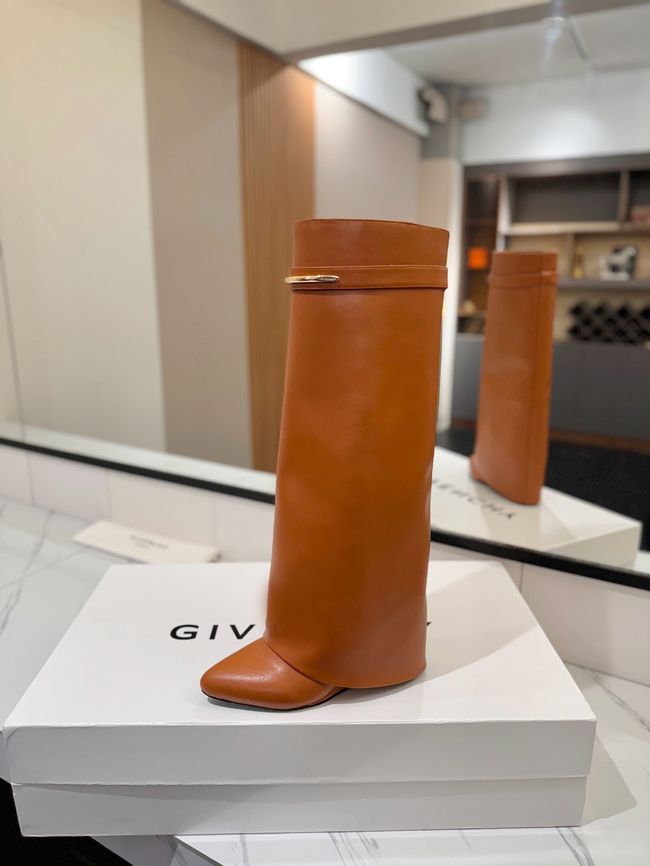 Givenchy High Boots Shiny Calfskin high heels 8.5CM 65261-5 Givenchy High Boots Shiny Calfskin high heels 8.5CM 65261-5
