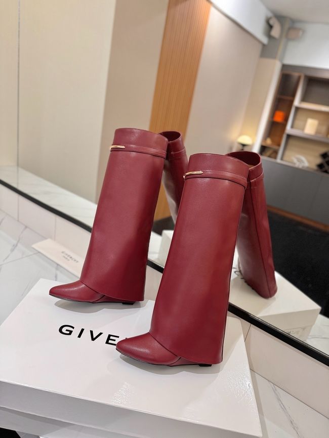 Givenchy High Boots Shiny Calfskin high heels 8.5CM 65261-5 Givenchy High Boots Shiny Calfskin high heels 8.5CM 65261-5