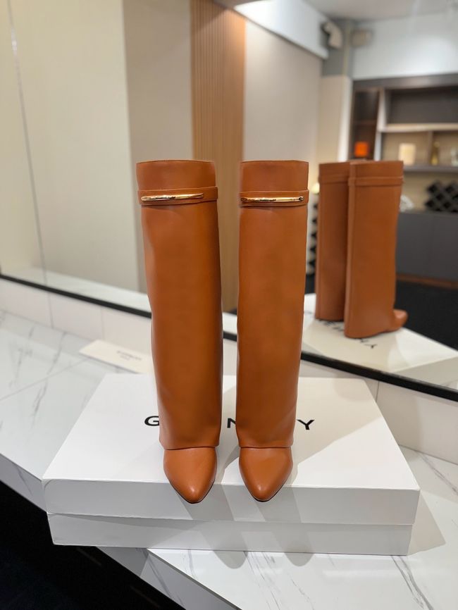Givenchy High Boots Shiny Calfskin high heels 8.5CM 65261-5 Givenchy High Boots Shiny Calfskin high heels 8.5CM 65261-5