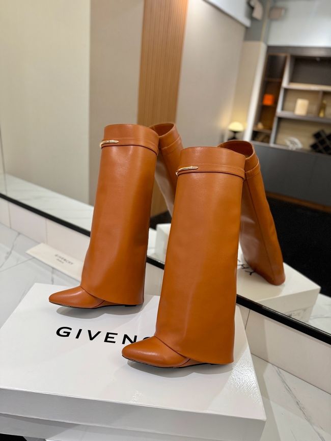 Givenchy High Boots Shiny Calfskin high heels 8.5CM 65261-5 Givenchy High Boots Shiny Calfskin high heels 8.5CM 65261-5