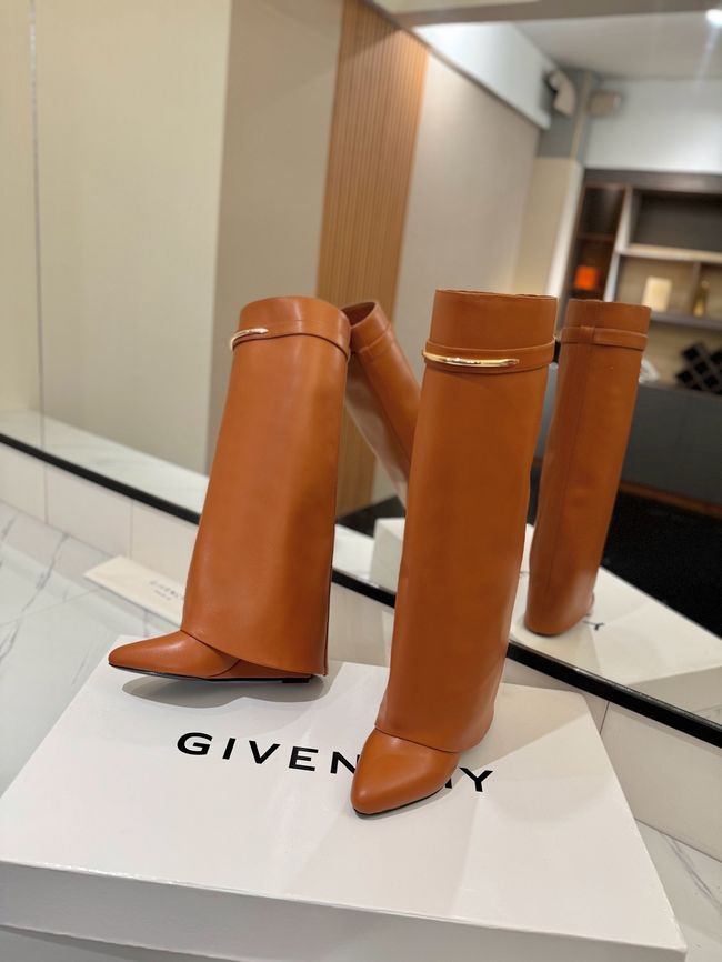 Givenchy High Boots Shiny Calfskin high heels 8.5CM 65261-5 Givenchy High Boots Shiny Calfskin high heels 8.5CM 65261-5