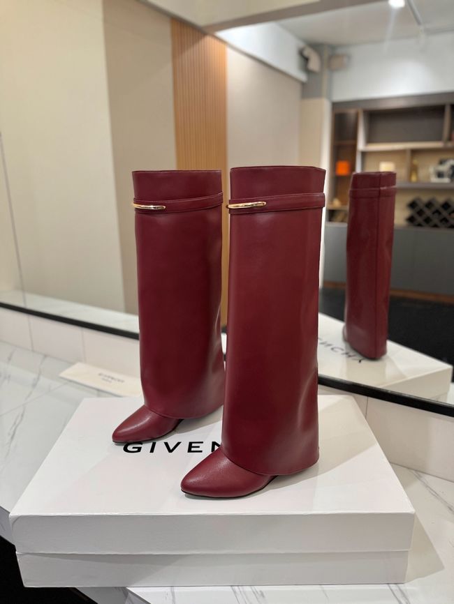 Givenchy High Boots Shiny Calfskin high heels 8.5CM 65261-5 Givenchy High Boots Shiny Calfskin high heels 8.5CM 65261-5