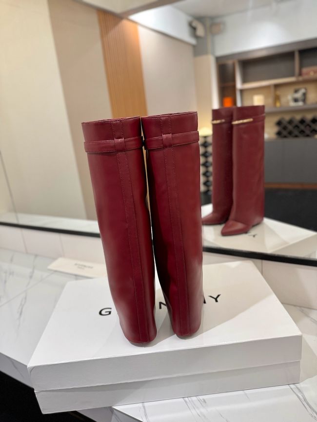 Givenchy High Boots Shiny Calfskin high heels 8.5CM 65261-5 Givenchy High Boots Shiny Calfskin high heels 8.5CM 65261-5