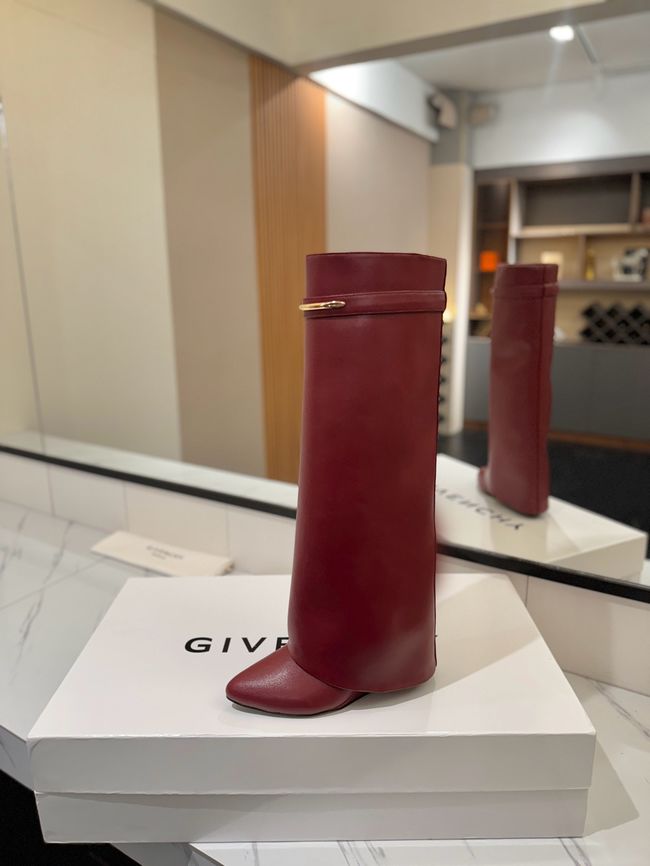 Givenchy High Boots Shiny Calfskin high heels 8.5CM 65261-5 Givenchy High Boots Shiny Calfskin high heels 8.5CM 65261-5
