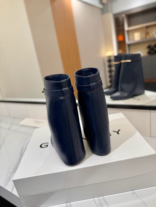 Givenchy Mid-Calf Boots Shiny Calfskin high heels 8.5CM 65260-5 Givenchy Mid-Calf Boots Shiny Calfskin high heels 8.5CM 65260-5